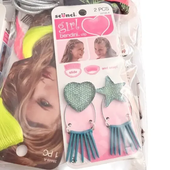 Scunci Girl's Hair Accessories Elsa Crystal Pins Headband Clips Ties Scrunchie - Picture 9 of 9